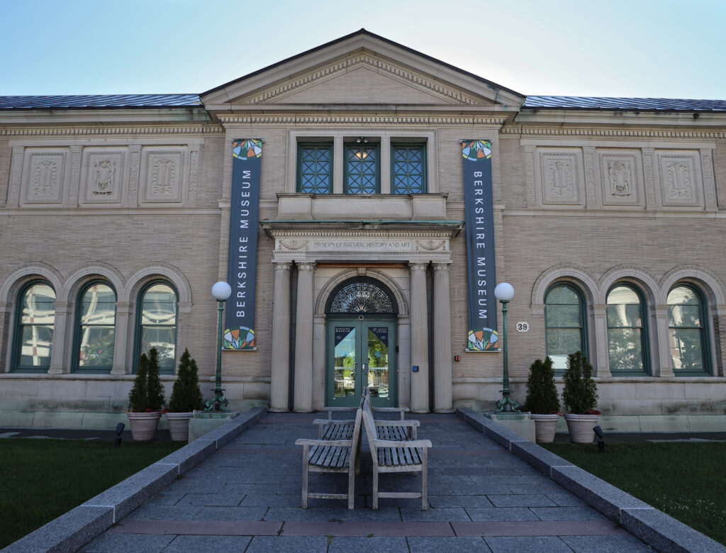 Front entrance of Berkshire Museum after the rebranding by Gemini Creative