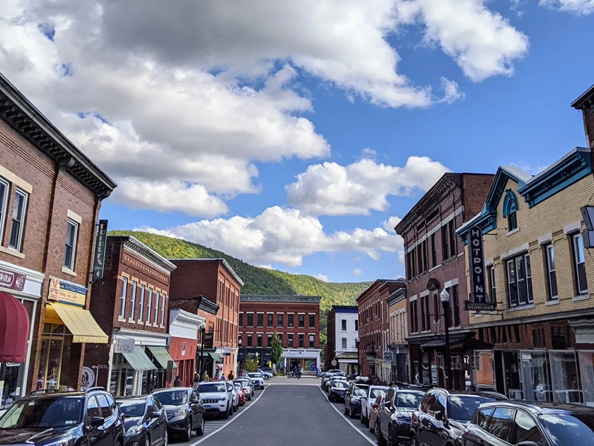 Railroad Street in Great Barrington, MA